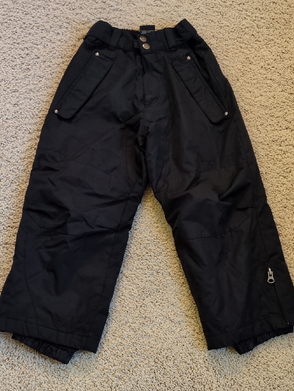 Black Insulated Ski/Snow Pants